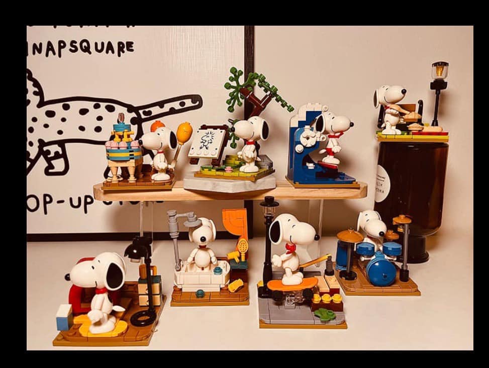 Peanuts Snoopy Hsanhe Building Block Blind Box (8 variations) SNPY ONLY