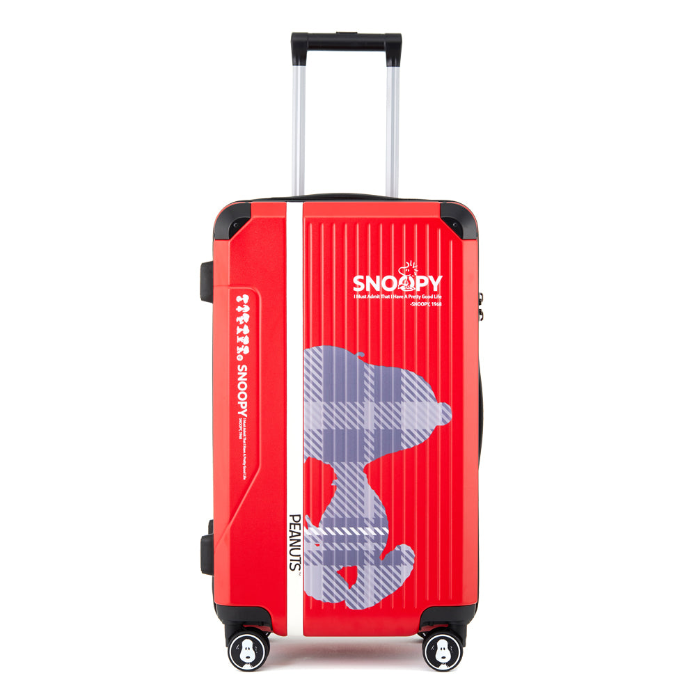 Snoopy One-Touch Suitcase Belt - Comic Navy Design, Adjustable Polyester Strap