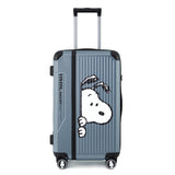 Peanuts Snoopy "Peeking" Limited Edition 28 Inch Luggage - Gray