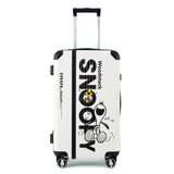 Peanuts Snoopy "Joyful" Limited Edition 20 Inch Luggage - White