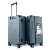 Peanuts Snoopy "Peeking" Limited Edition 24 Inch Luggage - Gray