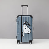 Peanuts Snoopy "Peeking" Limited Edition 24 Inch Luggage - Gray