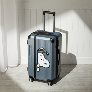 Peanuts Snoopy "Peeking" Limited Edition 20 Inch Luggage - Gray