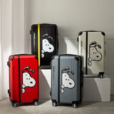 Peanuts Snoopy "Peeking" Limited Edition 24 Inch Luggage - White