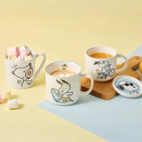 Corningware Peanuts Snoopy "Music" Mug with Lid Set