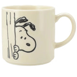 Peanuts Snoopy & Charlie "Peeking" Mug