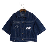 Peanuts Snoopy "Peeks" Denim Jacket