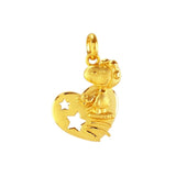 Peanuts Snoopy "Among the Stars" Gold Pendant