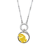 Peanuts Snoopy "Joyful" Gold Pendant