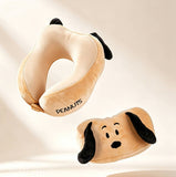 Peanuts Snoopy "Dream Traveler" Compact Memory Foam Travel Pillow