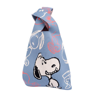 Peanuts Snoopy "Big Grin" Knitted Tote Bag