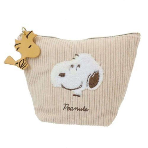 Peanuts Snoopy Corduroy Cosmetic Bag