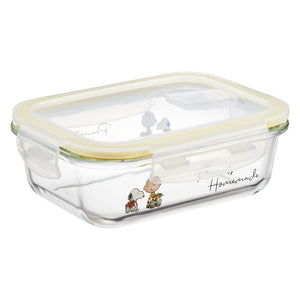 Peanuts Snoopy "Peanuts Homemade" Glass Food Container (M)