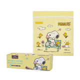 Peanuts Snoopy Double Zipper Storage Bag Set (M)