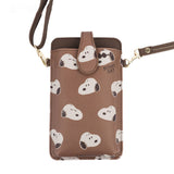 Peanuts Snoopy Motif Mini Phone Purse