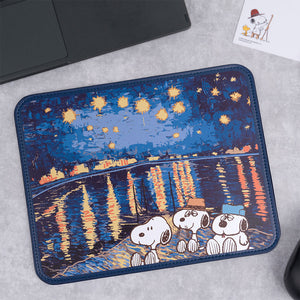 Peanuts Snoopy "Starry Night Over the Rhône" Mouse Pad