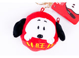 Peanuts Snoopy "Daruma" Coin Purse Keychain
