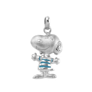 Peanuts Snoopy "Striped Shirt" Sterling Silver Pendant
