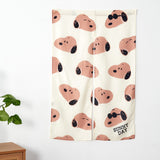 Peanuts Snoopy Motif Door Curtain