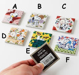 *Pre-Order* Peanuts Snoopy Tile Magnet 2 PC Set