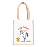 Peanuts Snoopy "You Good?" Linen Tote Bag