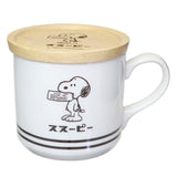 Peanuts Snoopy Retro Mug with Wooden Coaster
