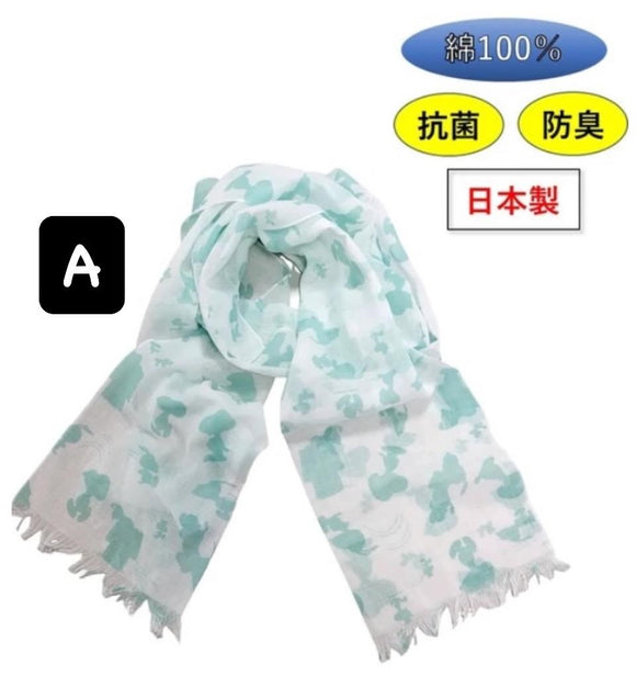 *Pre-Order* Peanuts Snoopy Lightweight Scarves - 5 Var.