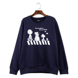 Peanuts Snoopy "Crosswalk" Long Sleeve Shirt