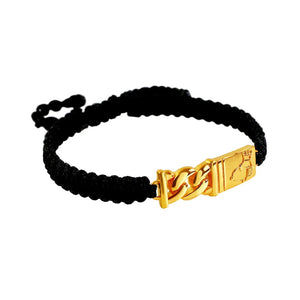 Peanuts Snoopy Joe Cool "Crown" Gold Bracelet