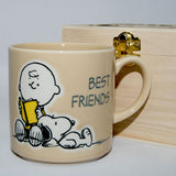Peanuts Snoopy "Best Friends" Mug & Wooden Gift Box