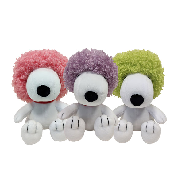 Peanuts Snoopy “Fuzzy Fro” Plush - 3 Var.