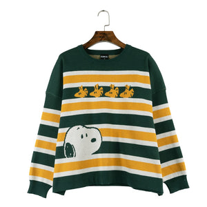 Peanuts Snoopy & Woodstock Knitted Sweater