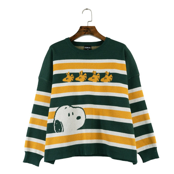 Peanuts Snoopy & Woodstock Knitted Sweater - 2 Var.