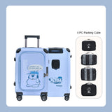 Peanuts Olaf "I Wonder" Dual-Opening Carry On Luggage