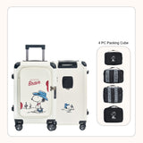 Peanuts Snoopy "Cowboy" Dual-Opening Carry On Luggage