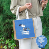 Peanuts Snoopy "Game on!" Linen Tote Bag Set