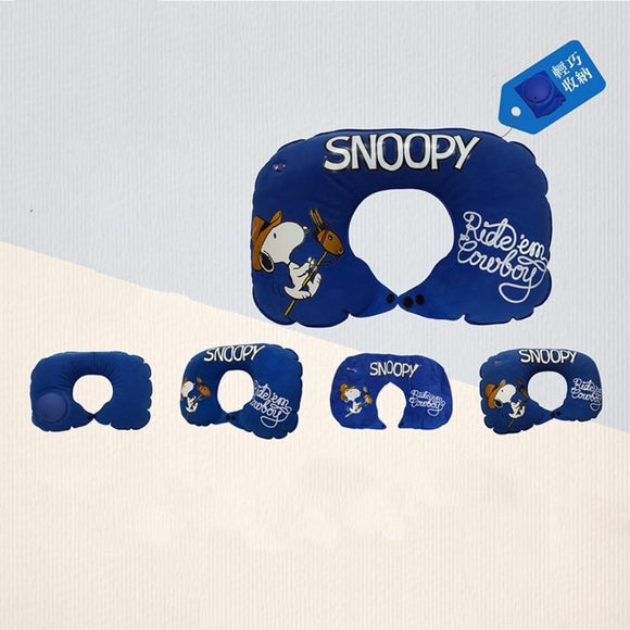 *Pre-Order* Peanuts Snoopy Inflatable Neck Pillow - 4 Var.