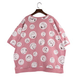 Peanuts Snoopy "Character in Pink" Women's 3/4 Sleeve Shirt
