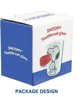 Peanuts Toothbrush Peanuts Snoopy Toothbrush Glass | SNPY ONLY
