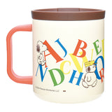 Peanuts Snoopy & Brothers "Alphabet" Stainless Steel Mug