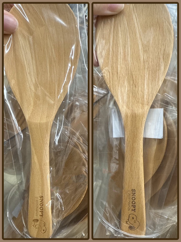 *Pre-Order* Peanuts Snoopy Wooden Rice Spatula Set