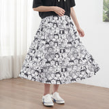 Peanuts Snoopy Peanuts Gang Motif Skirt