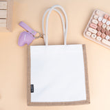 Peanuts Snoopy "Peeking" Linen Tote Bag & Keychain