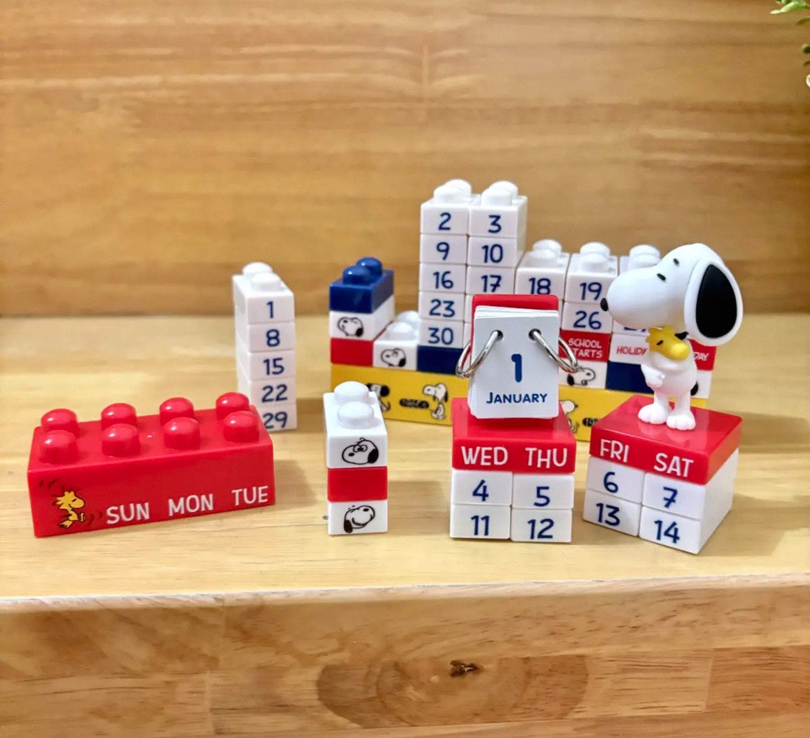 Peanuts Snoopy Building Blocks Perpetual Calendar | SNPY ONLY