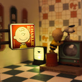 Peanuts Snoopy "Mini Sign" Light Up Magnet Set