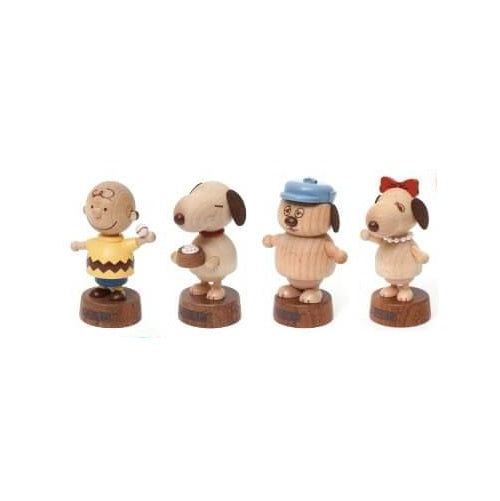 *Pre-Order* Peanuts Snoopy Wooden Bobblehead Set