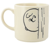 Peanuts Snoopy & Charlie "Peeking" Mug