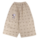 Peanuts Snoopy Motif Long Shorts