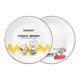 Corelle Peanuts Snoopy 75th Anniversary 10″ Plate Set