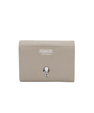 *Pre-Order* Peanuts Snoopy Quilted Leather Wallet (Gray)